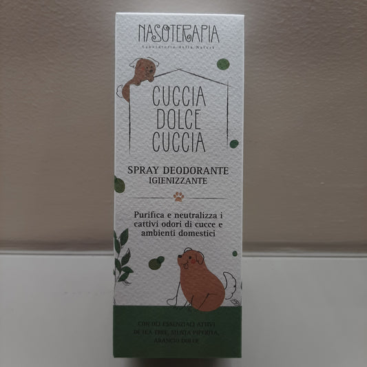 Sanitizing deodorant spray for kennels and pets cuccia dolce cuccia 150ml Nasotherapy 