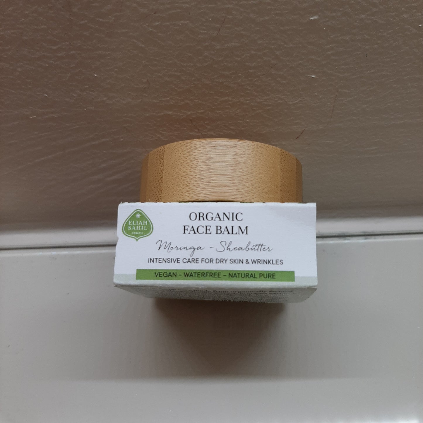 Organic and vegan face balm cream with moringa and 100% pure shea butter 15ml Eliah Sahil