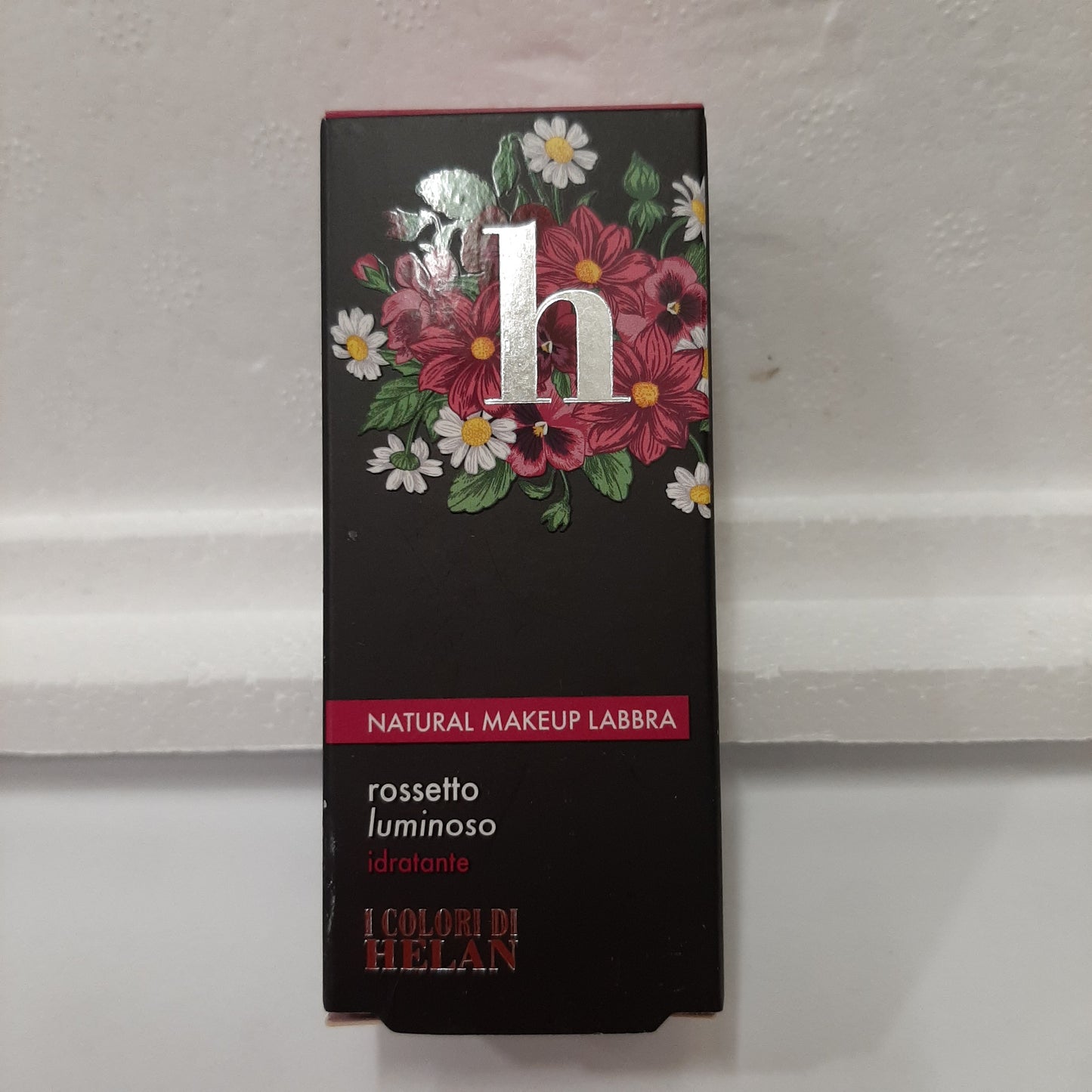 Helan bright aubergine lipstick