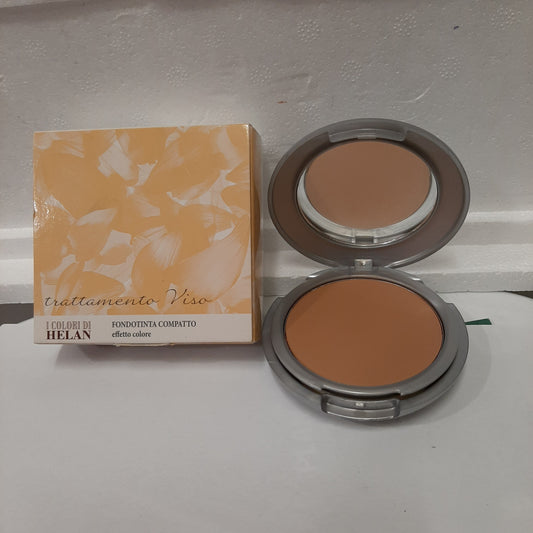 Compact foundation with hazelnut color effect Helan