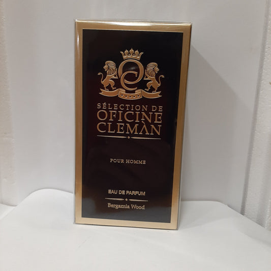 Men's perfume eau de parfum 100ml Bergamia wood Oficine Cleman